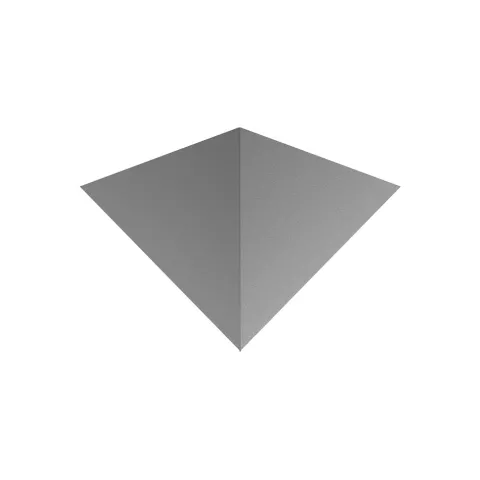 Luminária Saliente de Parede em Aço Inox Escovado Tromilux 4005.204.7O4 Grafite