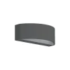 Luminária Saliente de Parede para Exterior em Aço Inox 316 Tromilux 2029.206.2F4 Cinza