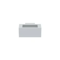 Luminária Saliente de Parede para Exterior Tromilux 2036.100.1OX Branco