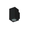 Luminária Saliente de Parede para Exterior Tromilux 2039.100.9FX Preto