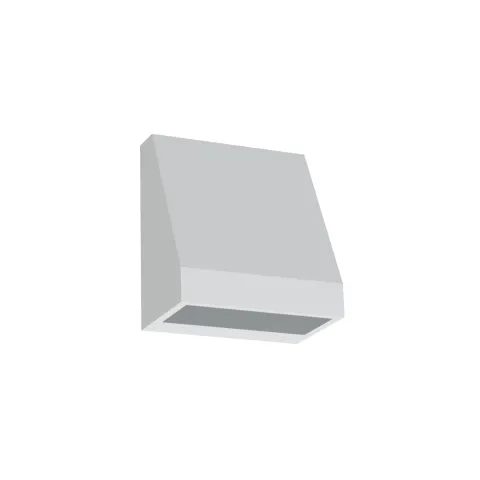 Luminária Saliente de Parede para Exterior Tromilux 2041.103.1P3 Branco