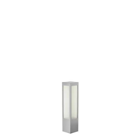 Luminária Saliente de Piso Exterior em Alumínio ou Aço Inox Tromilux 2042.116.2F3 Cinza