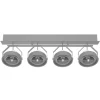 Luminária Saliente de Teto em Aço Galvanizado Tromilux 1199.410.2X3 Cinza