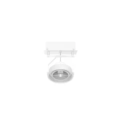 Luminária Saliente de Teto em Chapa de Aço Galvanizado Tromilux 1199.110.1X4 Branco