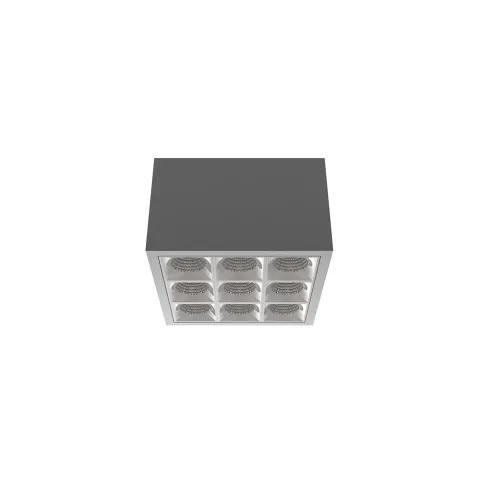 Luminária saliente em alumínio para teto Tromilux 1525.901.1X2 Branco