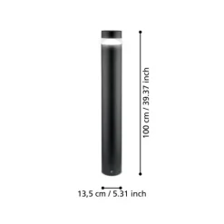 Luz de Caminho LED com Corpo Cilíndrico em Alumínio Fundido MELZO EGLO 97304