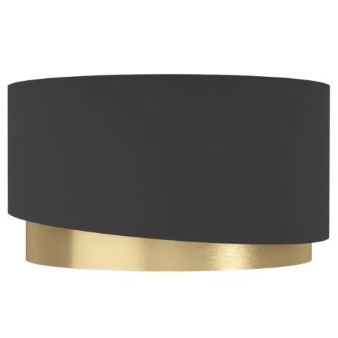 MANDERLINE Candeeiro de Teto EGLO - Design Assimétrico em Preto e Latão 39924