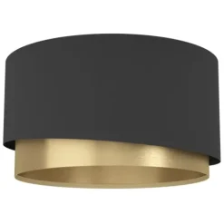 MANDERLINE Candeeiro de Teto EGLO - Design Assimétrico em Preto e Latão 39924