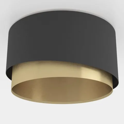 MANDERLINE Candeeiro de Teto EGLO - Design Assimétrico em Preto e Latão 39924