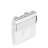 Módulo 1 saída p/conetor RJ45 - 2 módulos em branco - 45976 SBR - Série Quadro 45