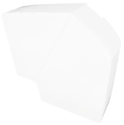 Ângulo plano p/ calha plano para calha 110x34 branca efapel 10083 rbr