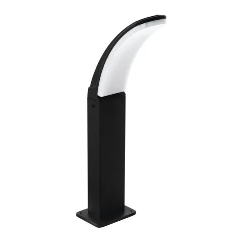 Pilar de Exterior LED Preto com Luz Branca Quente FIUMICINO EGLO 98151