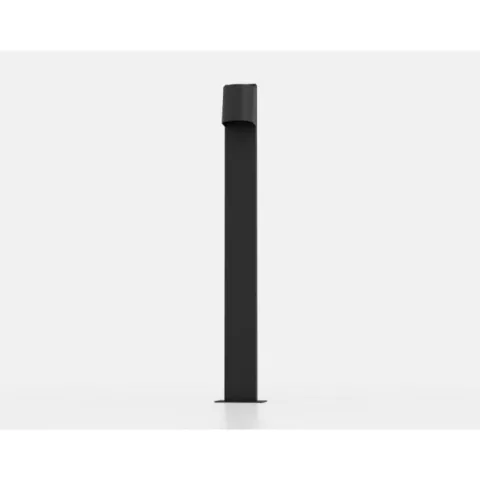 Pilar LED Exterior com Abajur Semicircular Preto STAGNONE EGLO 900692