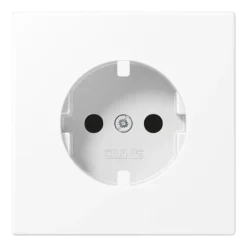 Placa Central para Bases de Tomada SCHUKO® Safety Plus Branco Mate LS1520KIPLWWM JUNG LS1520KIPLWWM