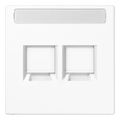 Placa central para conectores RJ 2x LS JUNG LS1969-25NAWESW
