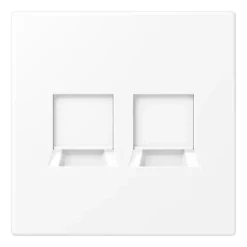 Placa central para conectores RJ 2x LS JUNG LS1969-25WELG