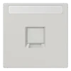 Placa central para conectores RJ UMA-CAT6A cinzento claro JUNG LS1969-1NAWELG