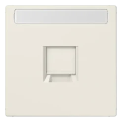 Placa central para conectores RJ UMA-CAT6A cinzento claro JUNG LS1969-1NAWELG