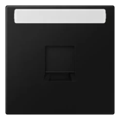 Placa central para conectores RJ UMA-CAT6A cinzento claro JUNG LS1969-1NAWELG