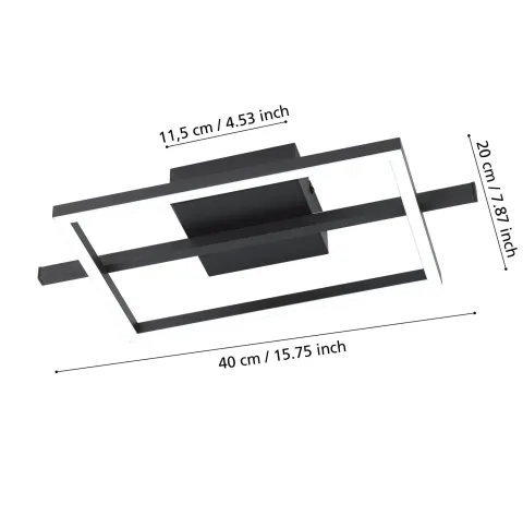 Plafon Amandolo eglo 901115