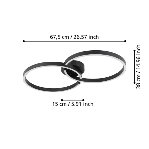 Plafon Amandolo eglo 900955