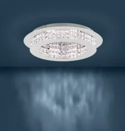 Plafon de cristais Ø500mm - Principe - Eglo