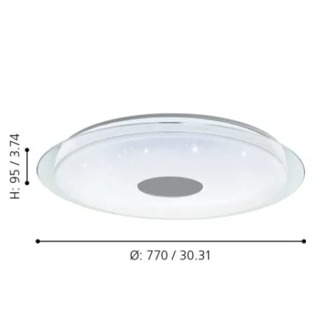 Plafon de tecto eglo lanciano-Z900006