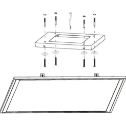 Plafon de tecto eglo salobrena-z 90051