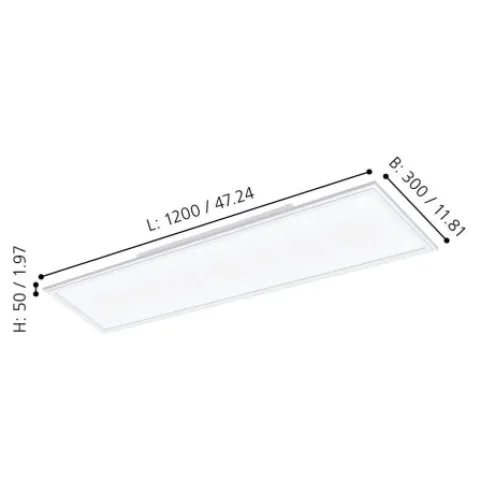 Plafon de tecto eglo salobrena-z 900047
