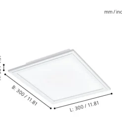 Plafon de tecto eglo salobrena-z 900046