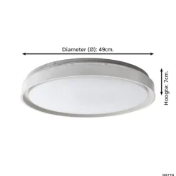 Plafon de tecto eglo seluci 99779