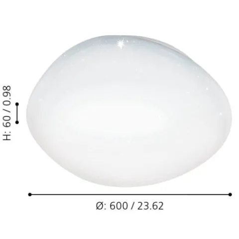 Plafon de tecto eglo Sileras 900129