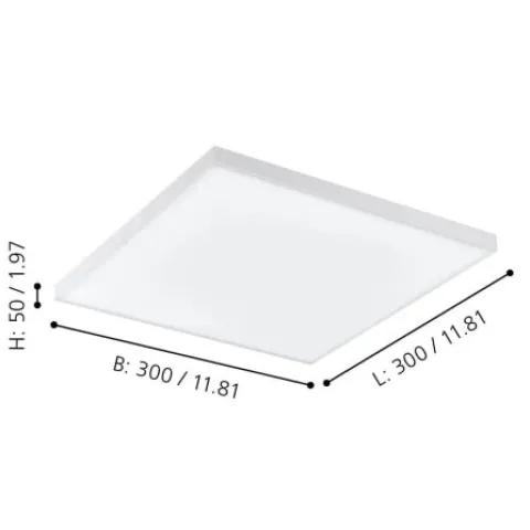 Plafon de tecto eglo turcona 900057