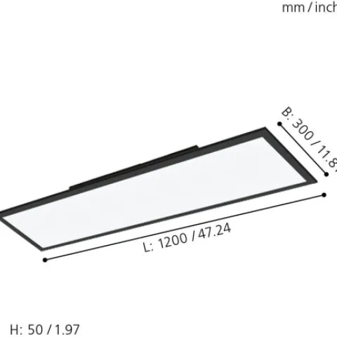 Plafon de tecto salobrena-z led eglo 900053