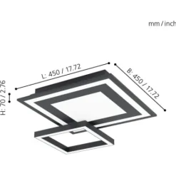 Plafon de tecto savatarila-z led eglo 900025