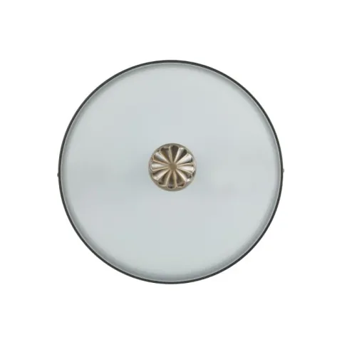 Plafon de Teto com Abajur em Vidro Branco Acetinado IMPERIAL EGLO 82741