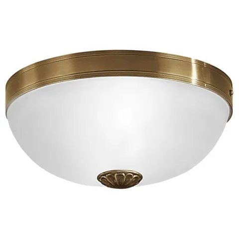 Plafon de Teto com Abajur em Vidro Branco Acetinado IMPERIAL EGLO 82741