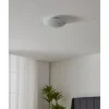 Plafon de Teto com Vidro Branco Acetinado e Metal MARS EGLO 80263