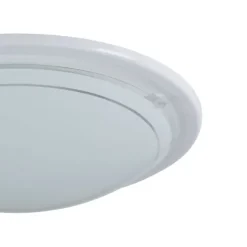 Plafon de Teto em Metal Branco com Tampa de Vidro PLANET 1 EGLO 83153