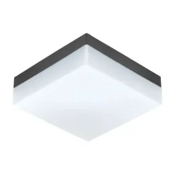 Plafon de Teto e Parede para Exterior Plástico Antracite SONELLA EGLO 94872