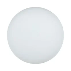 Plafon de Teto Redondo em Metal Branco e Vidro Opalino ELLA EGLO 81636