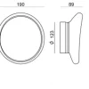 Plafon Dynamic Branco Led 19 cm ma[&]de 7785