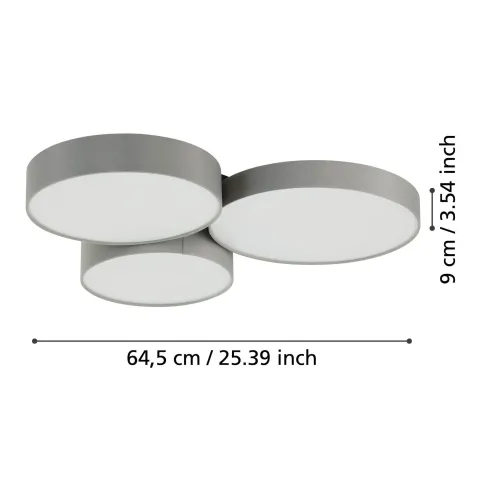 Plafon eglo led 900855 Barbano-Z
