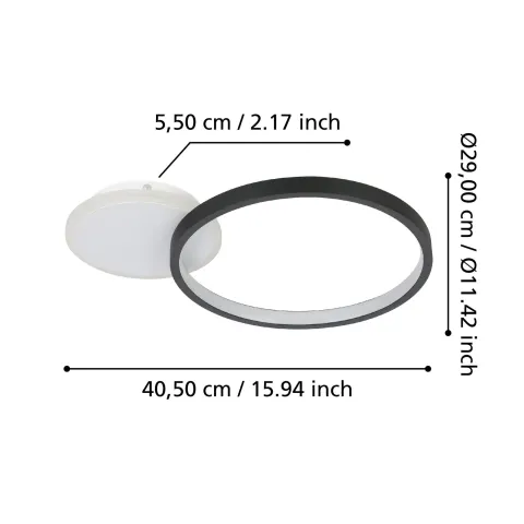 Plafon Eglo Led Gafares 900421