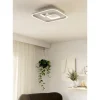 Plafon LED Branco e Prata TIRIOLO EGLO 901247