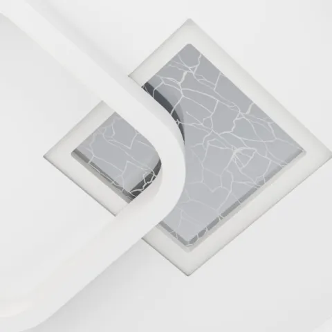 Plafon LED Branco e Prata TIRIOLO EGLO 901247