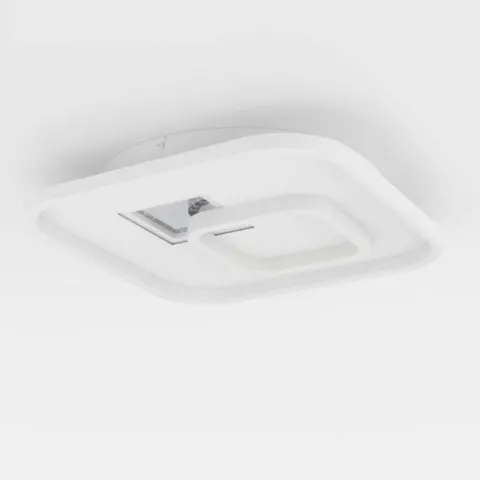 Plafon LED Branco e Prata TIRIOLO EGLO 901247
