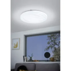 Plafon LED com Design Ondulado e Estrutura em Aço BENARIBA EGLO 99344
