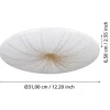 Plafon LED com Detalhes em Ouro Branco e Luz Branca Quente NIEVES 1 EGLO 900499
