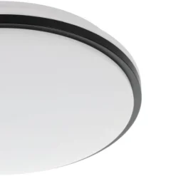 Plafon LED de Teto com Proteção IP44 Branco e Cromado PINETTO EGLO 900365